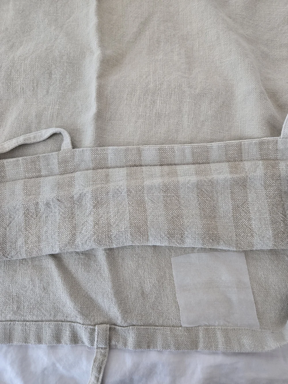 IKEA URSULA Natural Ramie Euro Sham in Light Natural